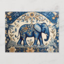 Suche nach blauer elefant postkarten Wildtiere