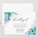 Suche nach aquamarine hochzeit einladungen Blau