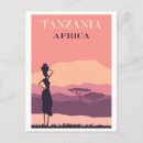 Suche nach afrikanische frau postkarten Sonnenuntergang