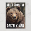 Suche nach grizzly postkarten Braunbär
