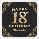 Suche nach achtzehn aufkleber 18 geburtstag