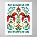 Suche nach dala pferde poster Rot