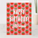 Suche nach erdbeermuster postkarten Modern