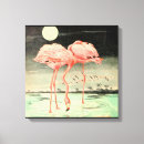 Suche nach rosa flamingo leinwandbilder Vintag