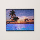 Suche nach tropischer sonnenuntergang puzzle Tropen