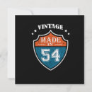 Suche nach 54 geburtstag einladungen Vintag