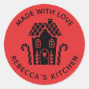 Suche nach lebkuchenhaus aufkleber Backen