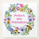 Suche nach bienen untersetzer Aquarell
