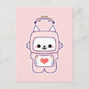Suche nach kawaii katze postkarten Rosa