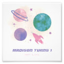 Suche nach raketenschiffe poster Aquarell