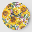 Suche nach vintage sonnenblume wanduhren Nahtlos
