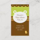 Suche nach babyparty visitenkarten Teddybär