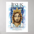Suche nach jesus porträt poster Bibel