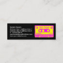 Suche nach tape visitenkarten Diskjockey