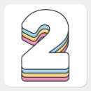 Suche nach nummer zwei aufkleber Jubiläum