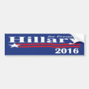 Suche nach hillary clinton für präsidenten autoaufkleber 2016