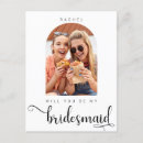 Suche nach bridemaid postkarten Minimal