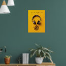 Suche nach kopfhörer poster Gelb