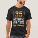 Suche nach 35 hochzeitstag tshirts Verheiratet