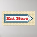 Suche nach essen poster Retro