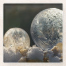 Suche nach eiskristalle untersetzer Gefroren