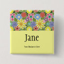 Suche nach namensabzeichen buttons Blume