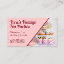 Suche nach tee party visitenkarten Bäckerei