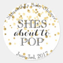 Suche nach popcorn party aufkleber Gold