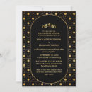 Suche nach gatsby einladungen Schwarz und gold
