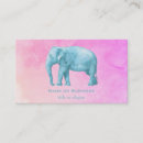 Suche nach blauer elefant visitenkarten Aquarell