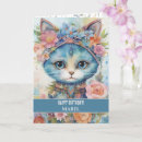 Suche nach blaue katze karten Für kinder
