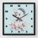 Suche nach sibirischer husky wanduhren Welpe