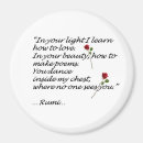Suche nach rumi zitate magnete Liebe