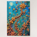 Suche nach vintage fantasie puzzle Blumenreich