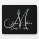 Suche nach braut und bräutigam mousepads Monogramm