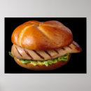Suche nach fleisch poster Sandwich