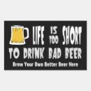 Suche nach bier ist gut aufkleber Brauerei