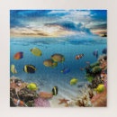 Suche nach korallenriff puzzle Farbiger fisch