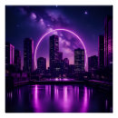 Suche nach neon lila poster Cyberpunk