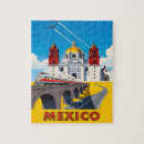 Suche nach mexiko puzzle Reiseposter