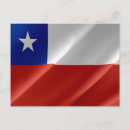 Suche nach flagge des chilen postkarten Reise