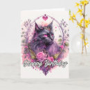 Suche nach cat illustration karten Schwarzkatze