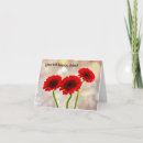 Suche nach roter gerbera karten Gänseblümchen