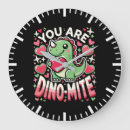 Suche nach niedlicher dinosaurier wanduhren Lustig
