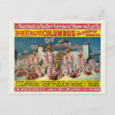 Suche nach vintage zirkus poster postkarten Altmodisch