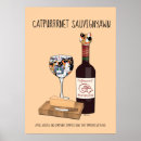 Suche nach wein und käse poster Spaß