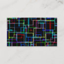 Suche nach neon visitenkarten Geometrisch