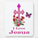Suche nach jesus lieben sie mousepads Religiös