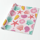 Suche nach muscheln geschenkpapier Rosa
