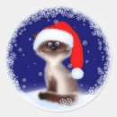 Suche nach weihnachtskatze aufkleber Schnee